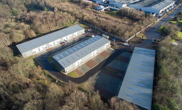 Aerial View of Western Campus, Strathclyde Business Park