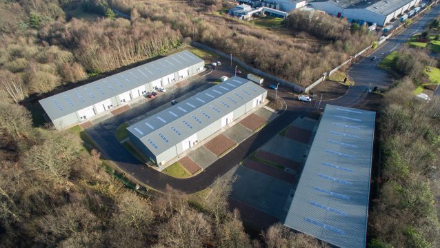 Aerial View of Western Campus, Strathclyde Business Park